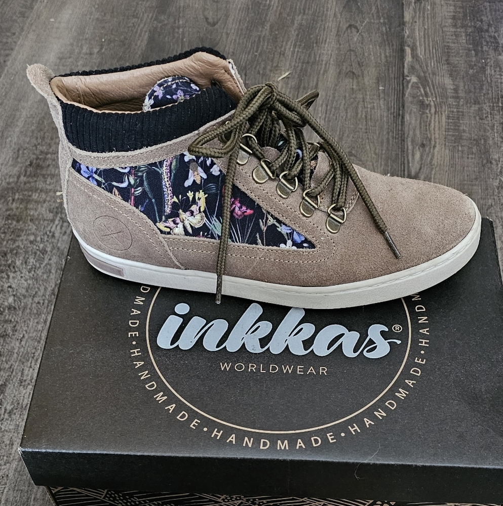 Inkkas Suede High-Top Sneakers